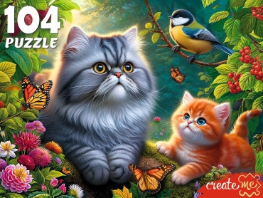 РЫЖИЙ КОТ Ф104-7603 классический 104 деталей