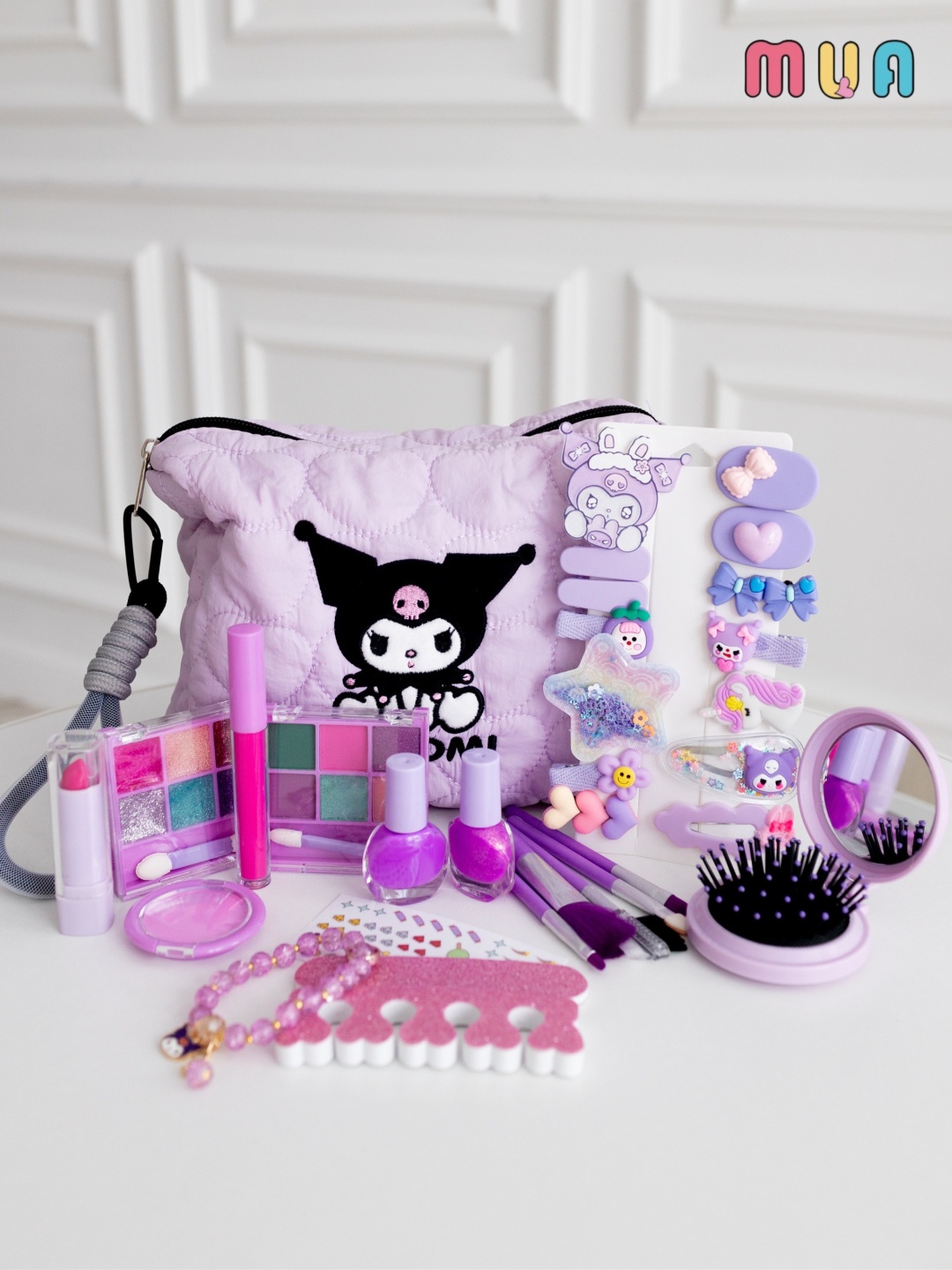 Mua Kids Детская игрушечная косметика для девочек Куроми Kuromi гипоаллергенная набор 3+