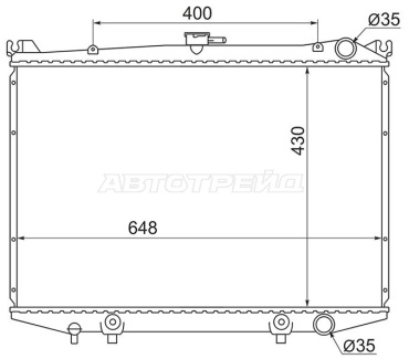 SAT радиатор основной NS000W21