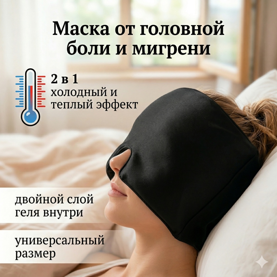 Маска для сна силикон 1 шт