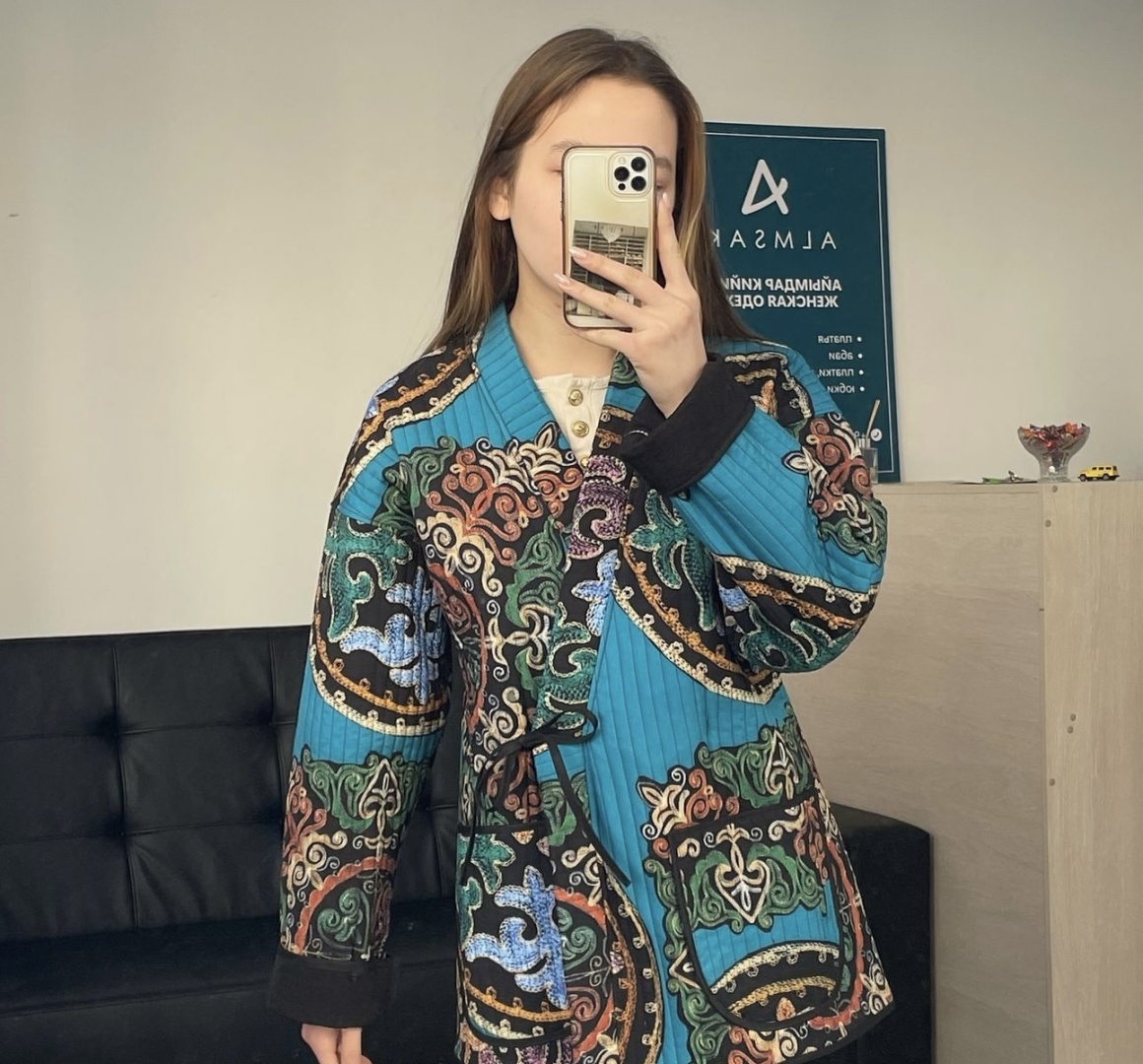 Национальный костюм Этно голубой