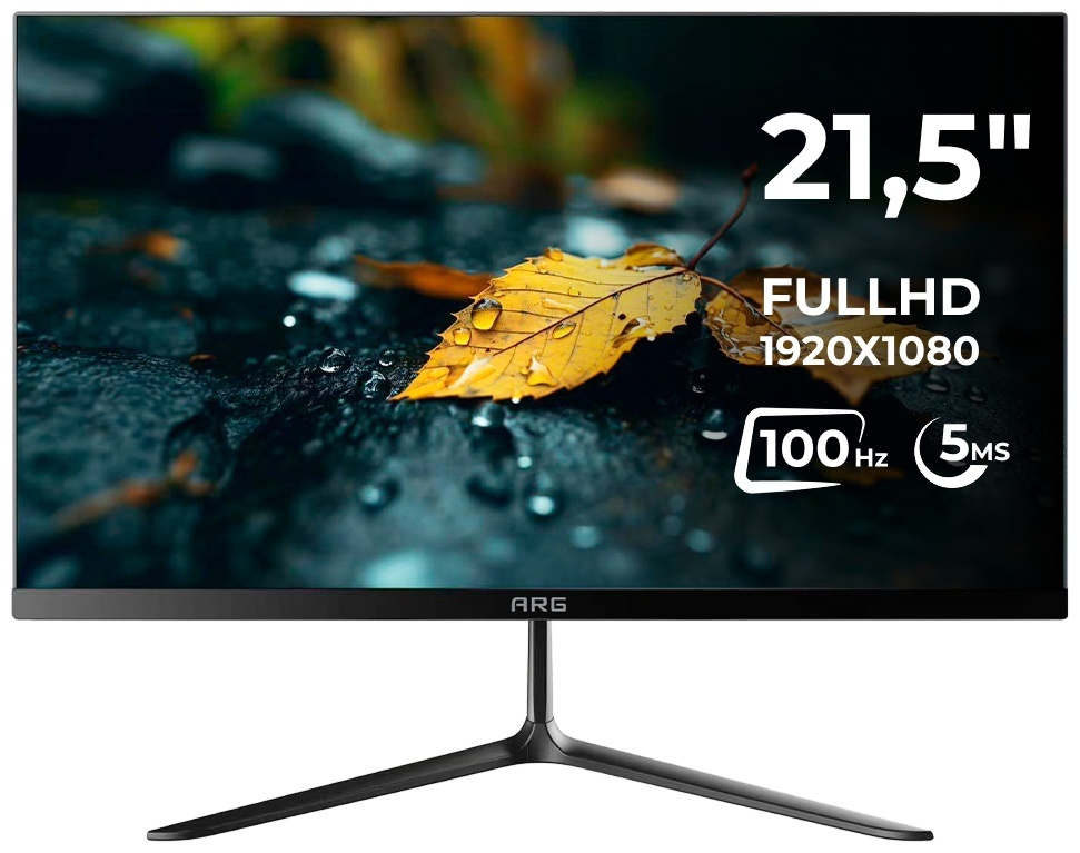 Монитор 21.5" ARG M22R3F100 черный