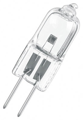 Osram 50W G6.35, галогенная, теплый белый