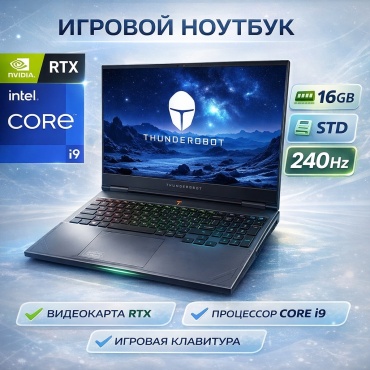 ThundeRobot R16 16" / 16 Гб / M.2 1000 Гб / Win 11 Pro / I9139HX506016G1TQ240HRG