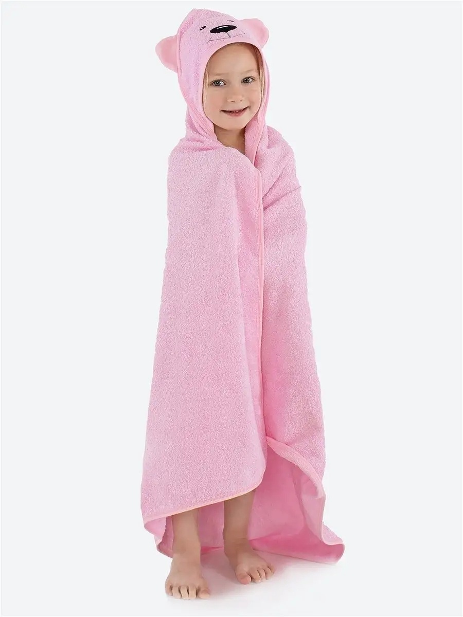 Полотенце BabyBunny 100x100 см, хлопок, 1 шт,