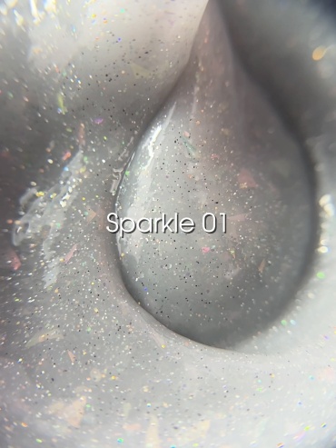 Stefany for nails базовое покрытие Extra base Sparkle 01 камуфлирующее 15 мл