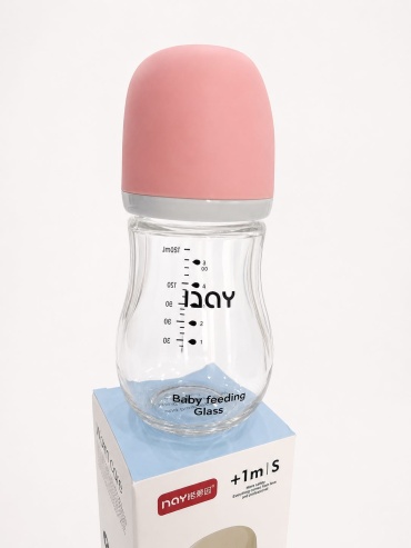 Бутылочка NAY Стеклянная бутылочка Nay 160 ml длямалышей 160 мл мультиколор