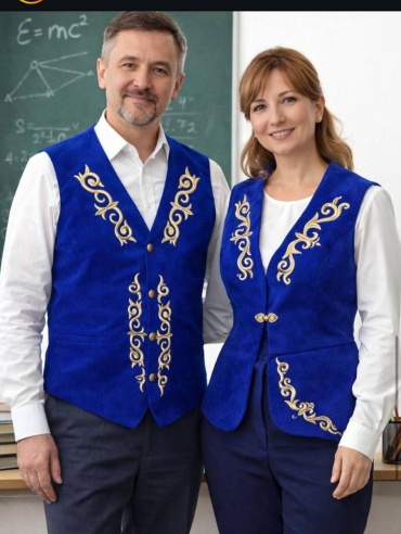 Национальный костюм синий