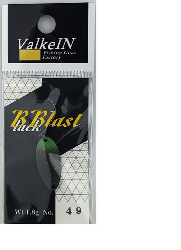 Блесна ValkeIN Black Blast 1.8g 1 шт 25 мм No.49 Turning Green