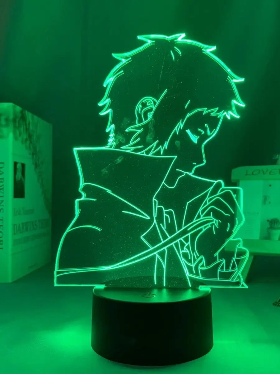 Декоративный светильник в USB разъем Ночник Великий из Бродячиx Псов Bungo stray dogs, разноцветный