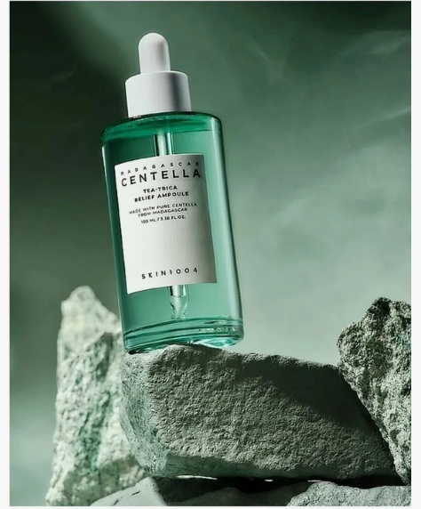 Skin1004 ампульная сыворотка Madagascar Centella Tea-Trica Relief для лица 100 мл, фото 5