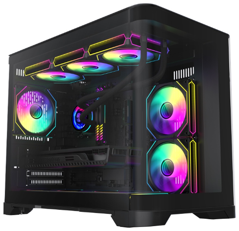 Корпус Game Max HYPE-M 9101-0000R0185 черный
