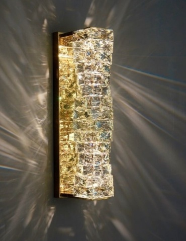 Бра настенный Crystal Lux LED, золотистый