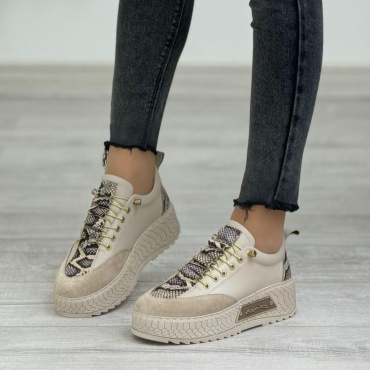 Кроссовки Evromoda бежевый