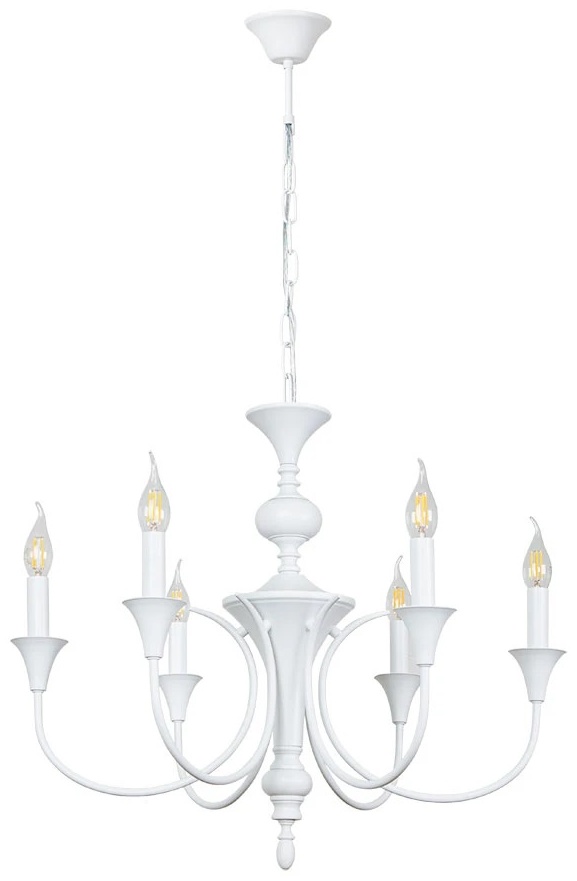 Люстра подвесная Arte Lamp E14, кол-во ламп: 6 шт