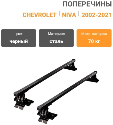 ED ED2-123F/ED7-235S Chevrolet Niva 2002-2021 черный