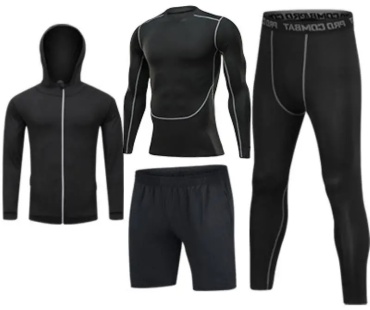 Спортивный костюм FASHION черный