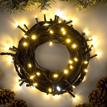 Нить Luazon Lighting цвет свечения теплый белый 10 м
