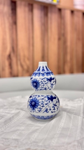 LSDecor kz ваза 14 см Мини ваза гжель, керамика, фарфор