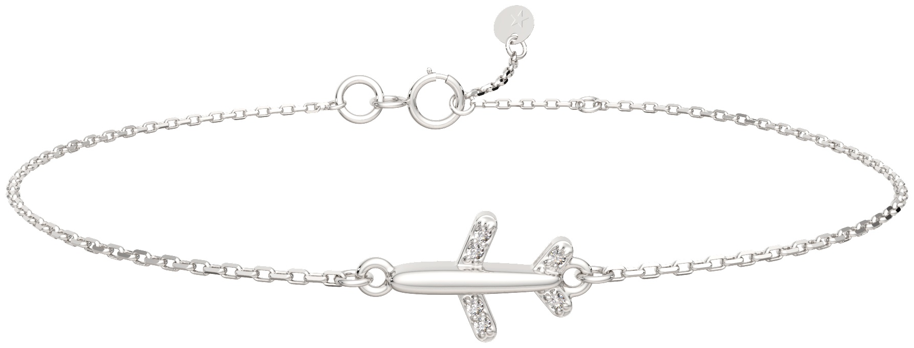 Lucente Silver ZO-0640072_18 длина 18 см, вес 1.18 г серебро, плетение фантазийное