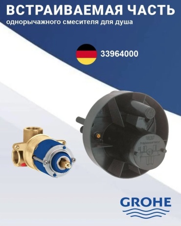 Grohe скрытая часть смесителя для душа Ondus 33964000