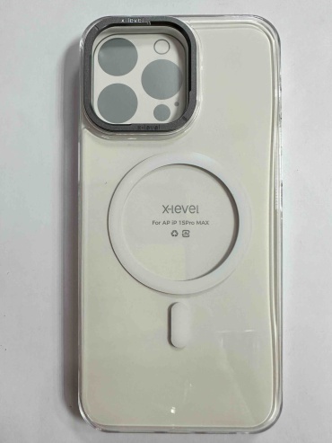 Чехол X-LEVEL для Apple iPhone 15 Pro Max прозрачный