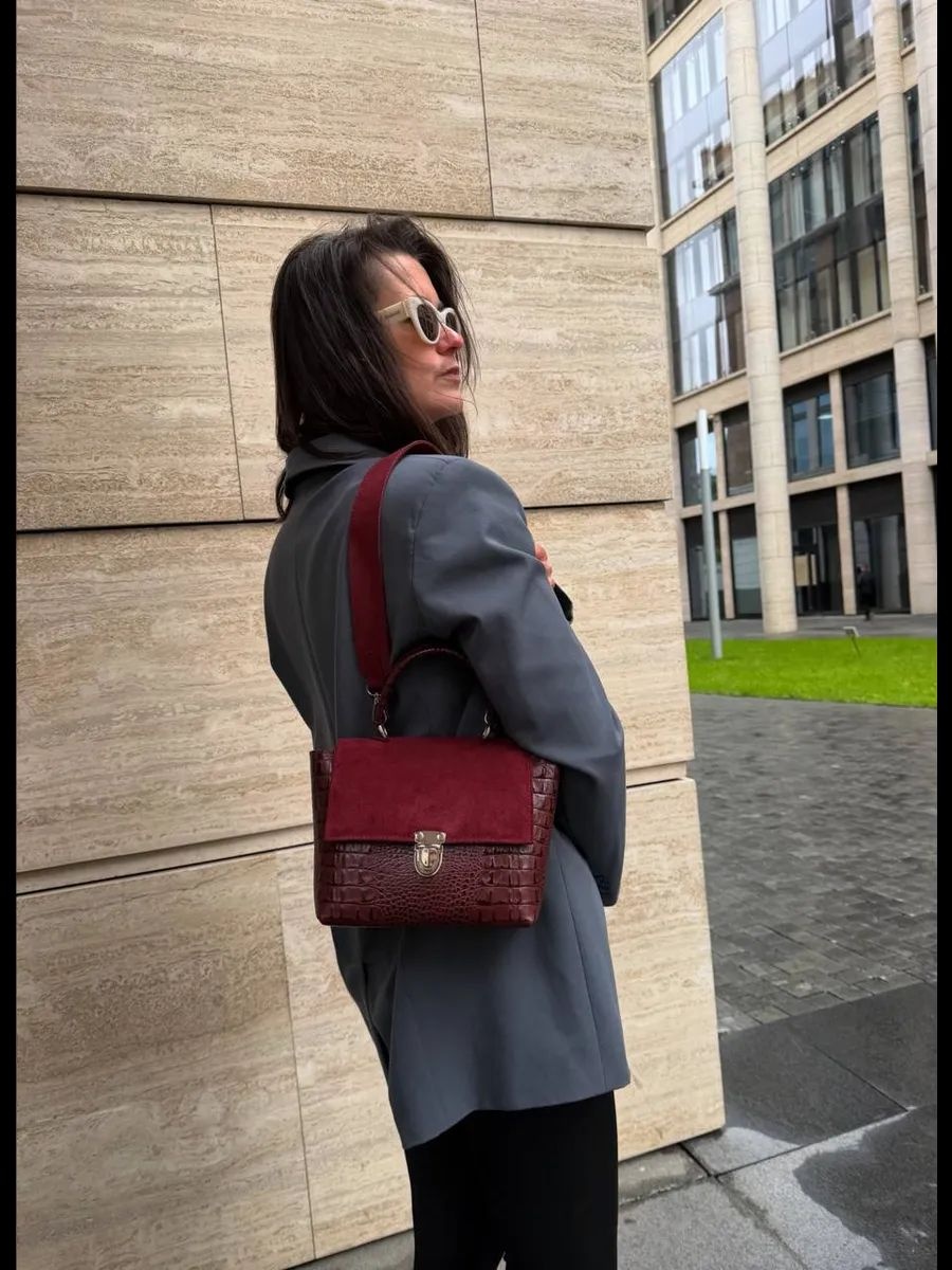 Клатч Shapely bags экокожа красный