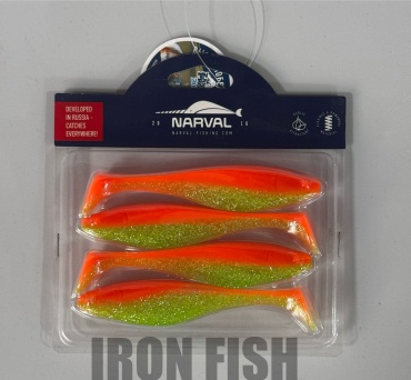 Мягкая приманка Narval Commander Shad 4 шт 120 мм Carrot-023