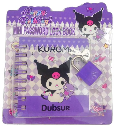 Блокнот Остров Творчества kuromi, A7, 60 л, фиолетовый