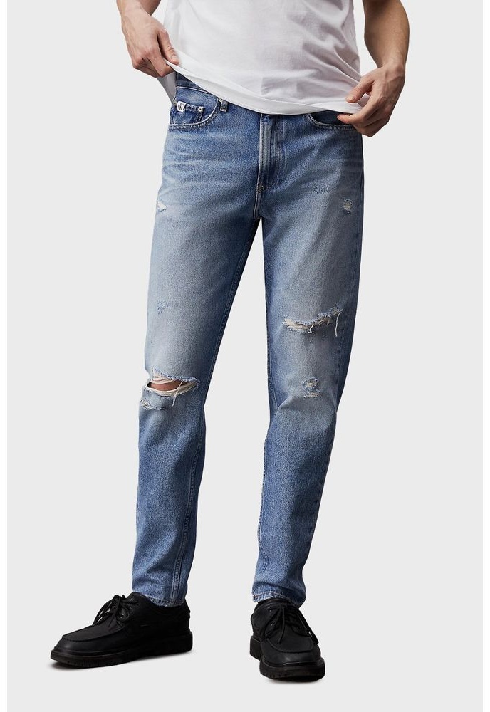 Джинсы прямые Calvin Klein Jeans голубой