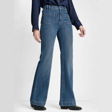 Джинсы клеш DKNY синий