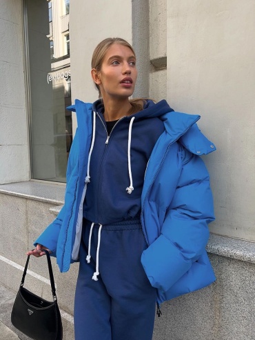 Зимняя куртка FASHION синий, бордовый