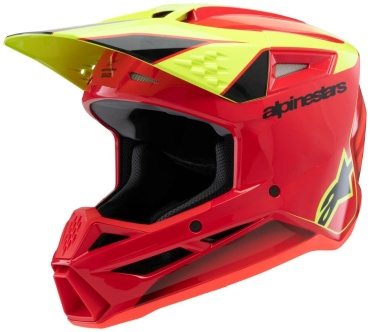 Alpinestars Youth S-M3 Fray желтый, красный, черный, рисунок L