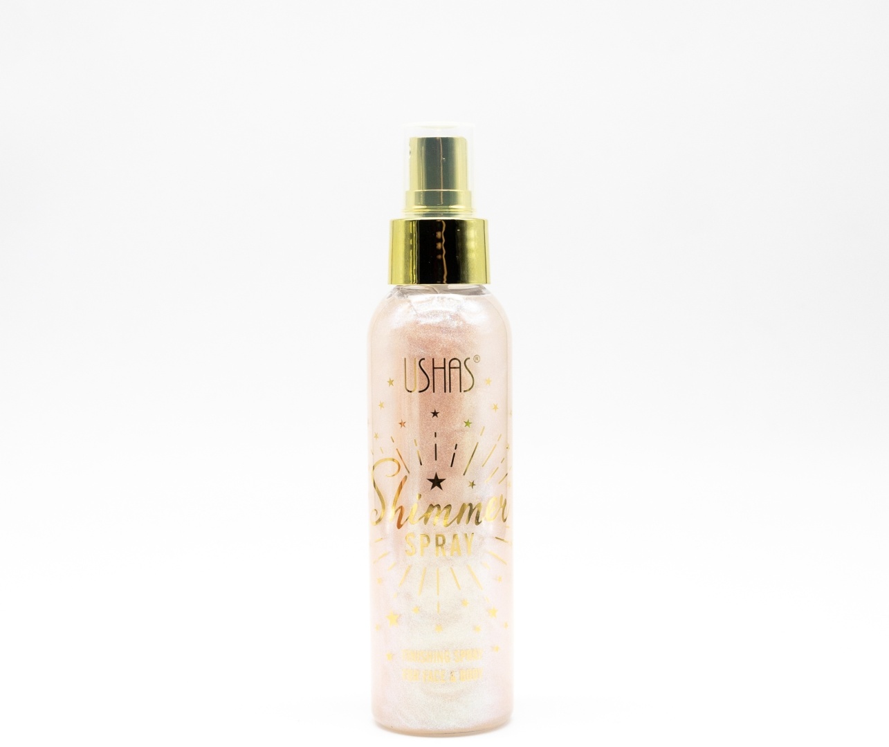 Ushas Мерцающий спрей Shimmer Spray люминайзер 01