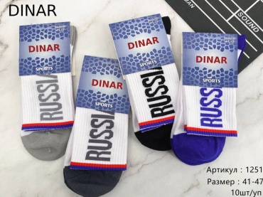 Носки Dinar 10 пар черный, серый, белый 41-47
