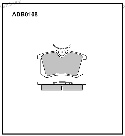 ALLIED NIPPON Колодки Тормозные Дисковые ADB0108