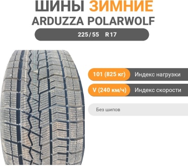 Arduzza POLARWOLF 505 225/55 R17 101 V без шипов