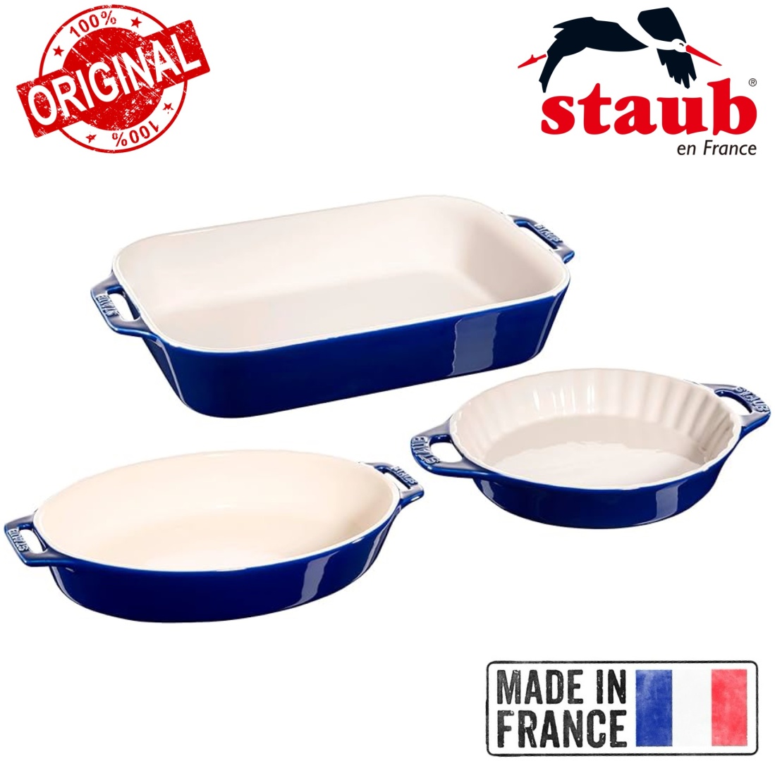 Staub форма Ovenware Dark Blue, керамика
