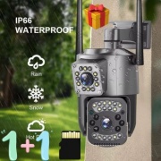 Sulim камера видеонаблюдения SC03-1+1-4G сим карта, 8MP, расширение 2048x1536