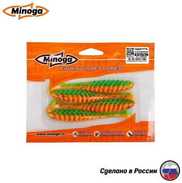 Мягкая приманка Minoga Силиконовая приманка "Minoga" COOPER 4,0"(4шт) 100мм, 6,1гр, цвет 623 4 шт 100 мм 623