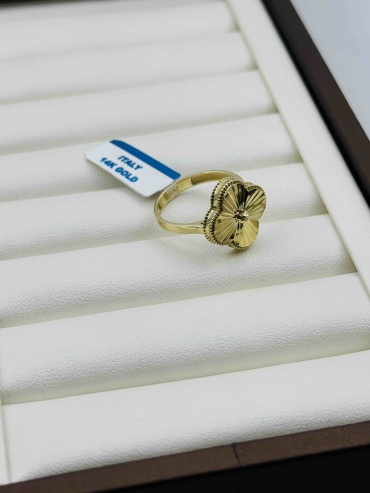 Кольцо 3161 gold 003335866 размер 19 вес 4.02 г золото, без вставок
