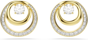 Серьги Swarovski бижутерный сплав, кристаллы Swarovski