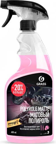 Grass полироль для пластика Polyrole Matte 0.6 л