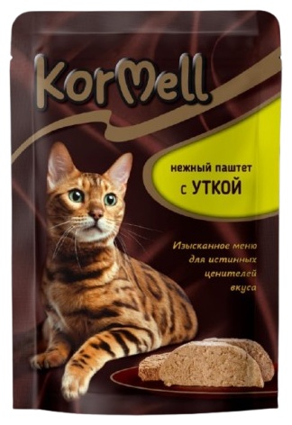 KorMell паштет утка 75 г 1 шт