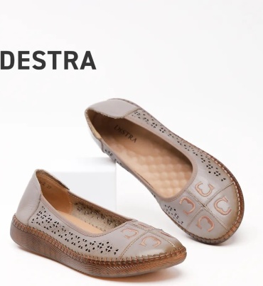 Балетки Destra серый