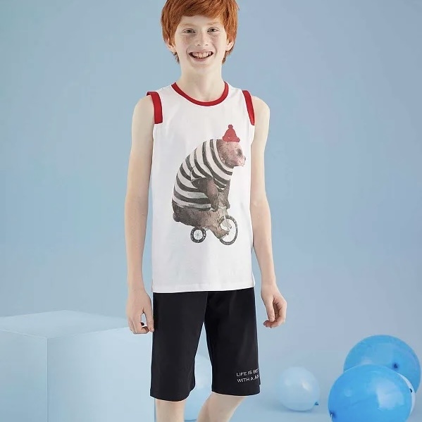 Пижама ZEY ZEY KIDS черный, белый