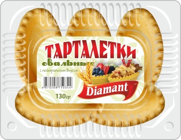 Тарталетки Diamant овальные 130 г