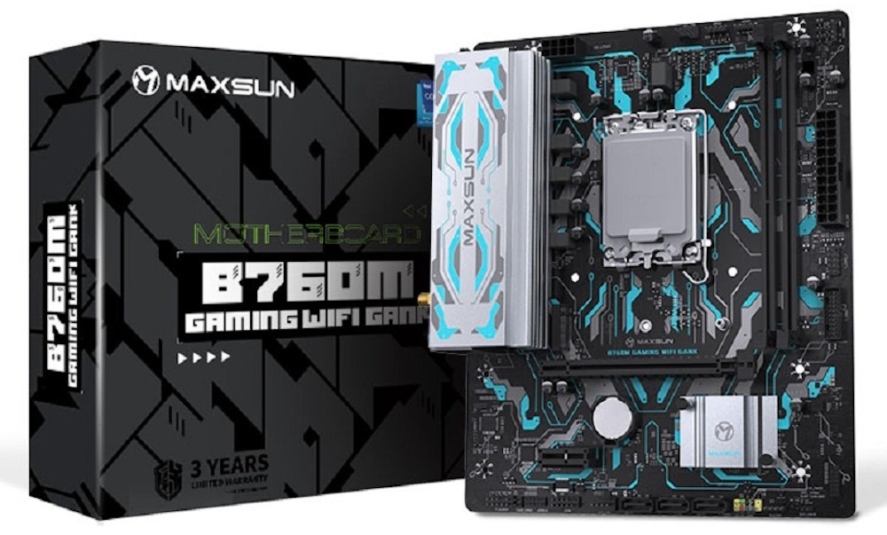 Материнская плата MAXSUN MS-B760M GAMING WIFI GANK