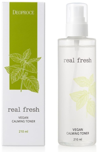 Deoproce тонер Real Fresh Vegan Calming Toner 210 мл