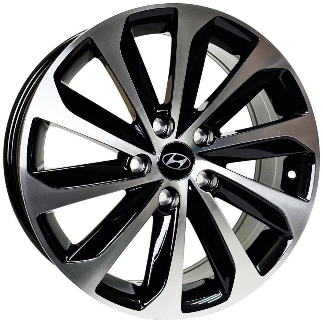 Wheels 755DD 7x17/5x114.3 D67.1 ET45 4 диска черный, хром